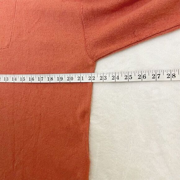 Madewell MWL Rust Cozybrushed Henley Button Pullover Top Relaxed Fit Size M NWT - Picture 9 of 14